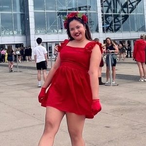 Taylor Swift Eras tour outfit: Dress, gloves & headband